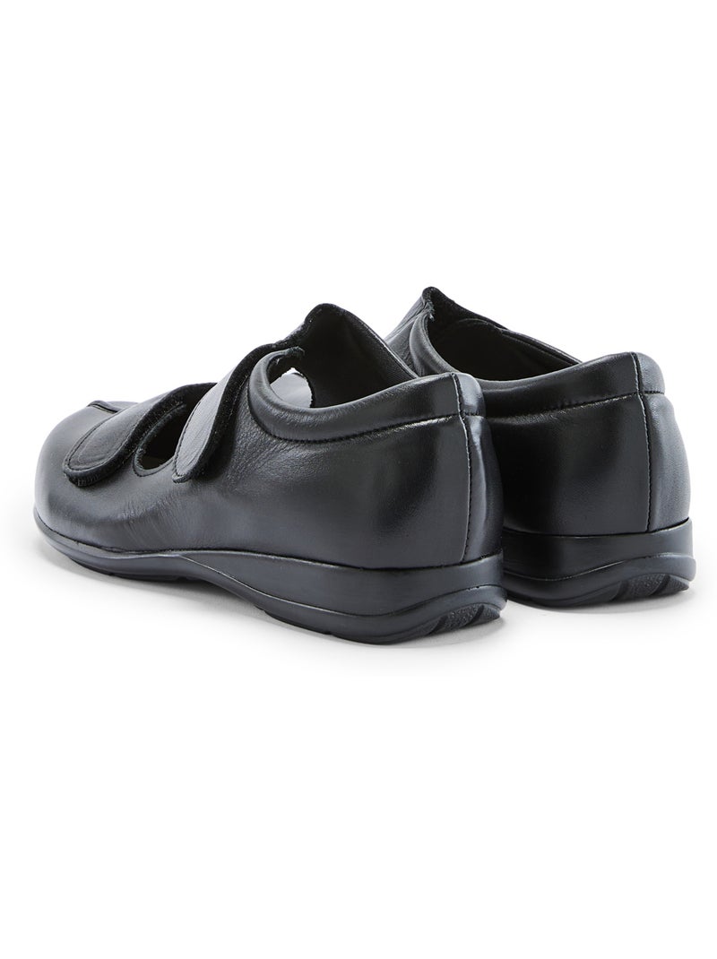 Derbies cuir pour pieds ultra-sensibles - PEDICONFORT Noir Noir - Kiabi