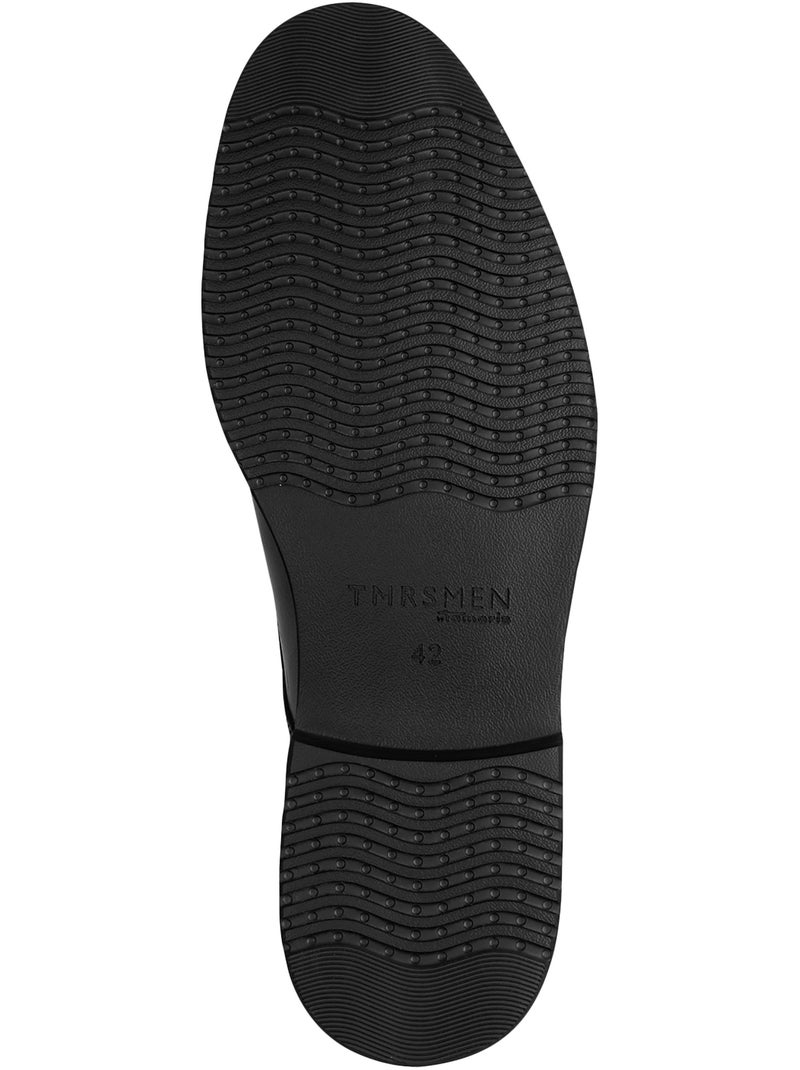 Derbies Cuir Tamaris Noir - Kiabi