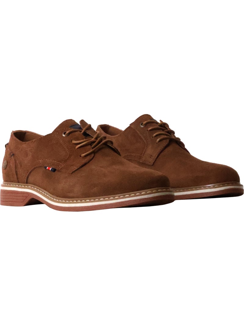 Derbies cuir xti Camel - Kiabi