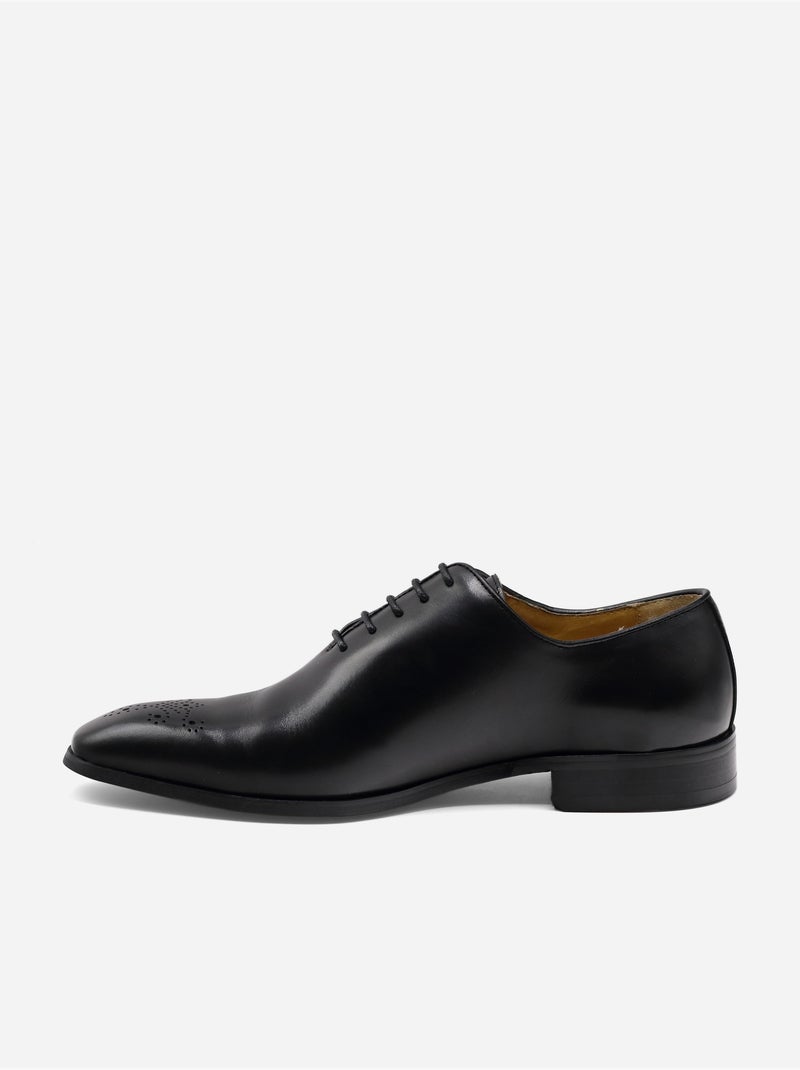 Derbies en cuir - Bill Tornade Noir - Kiabi