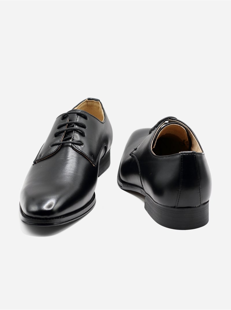 Derbies en cuir - Uomo Noir - Kiabi