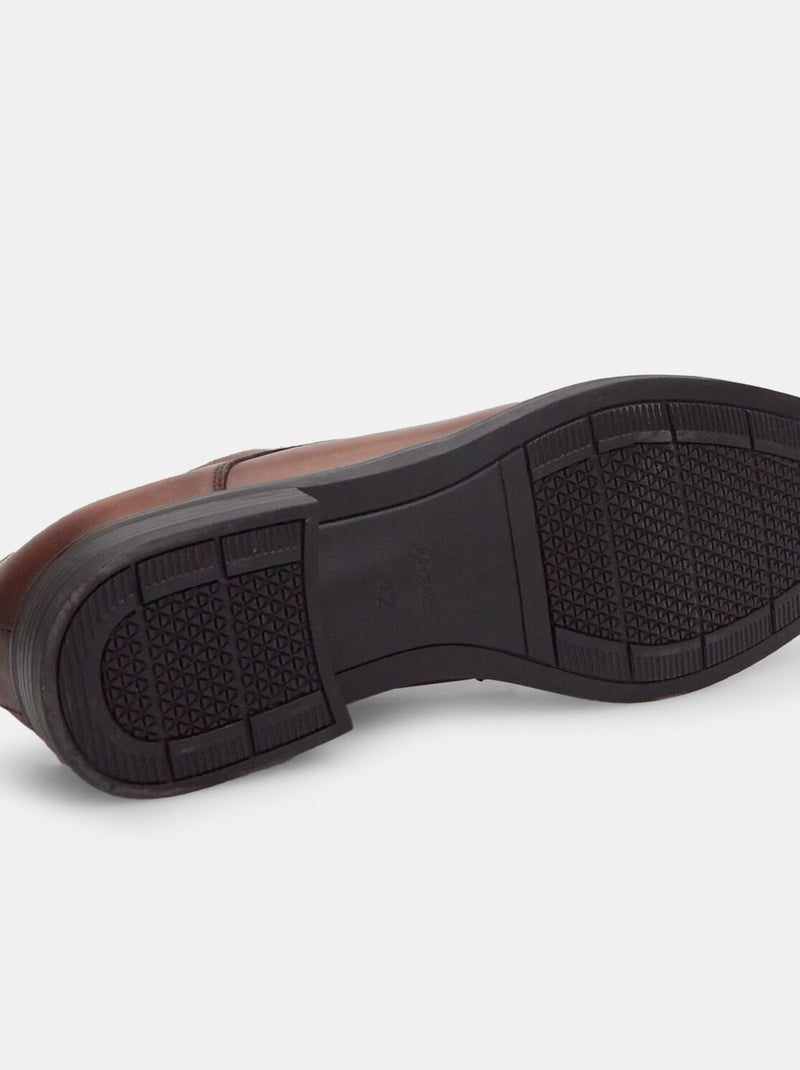 derbies en cuir Bata 24H Bronze - Kiabi