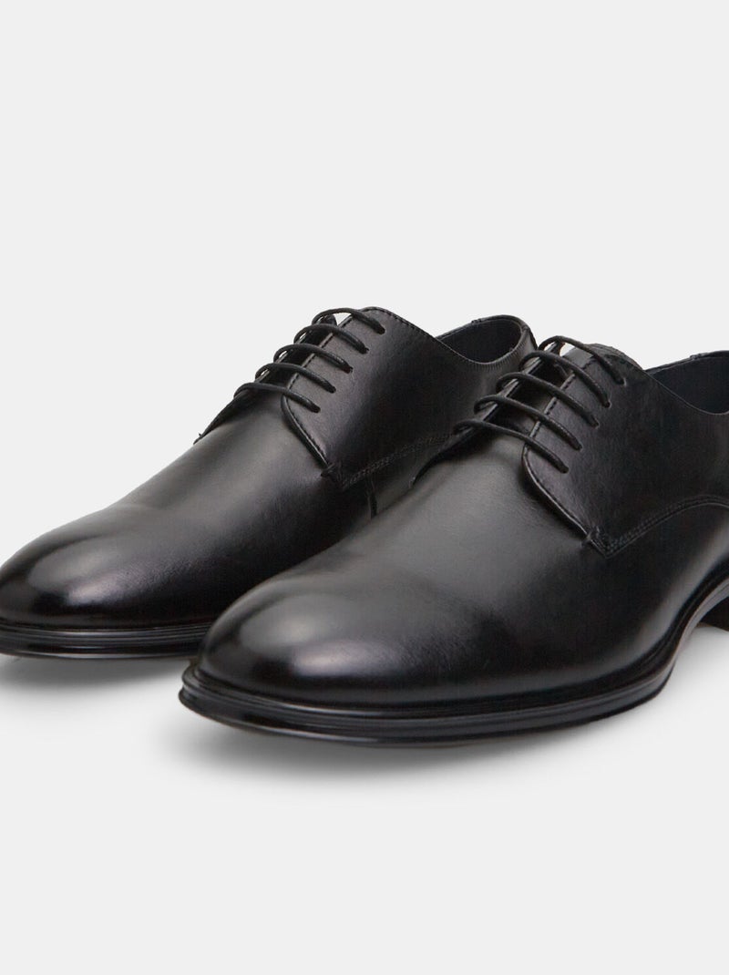 Derbies en cuir Bata 24H Noir - Kiabi
