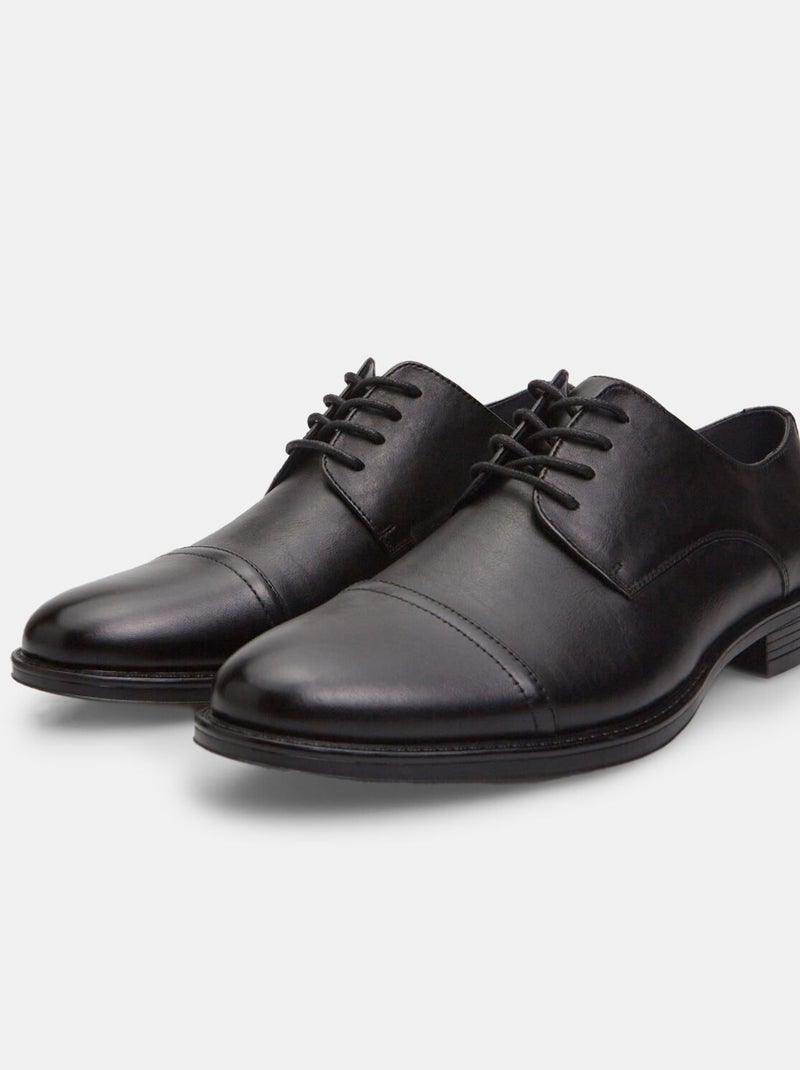 derbies en cuir Bata 24H Noir - Kiabi