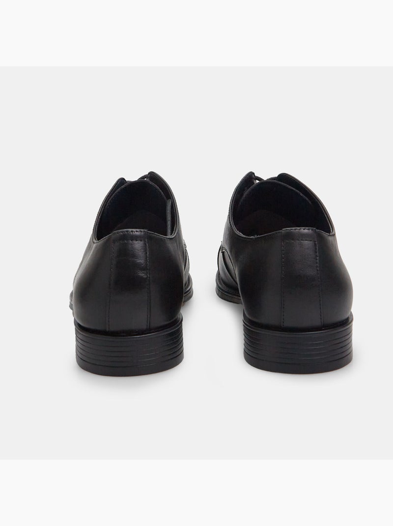 derbies en cuir Bata 24H Noir - Kiabi