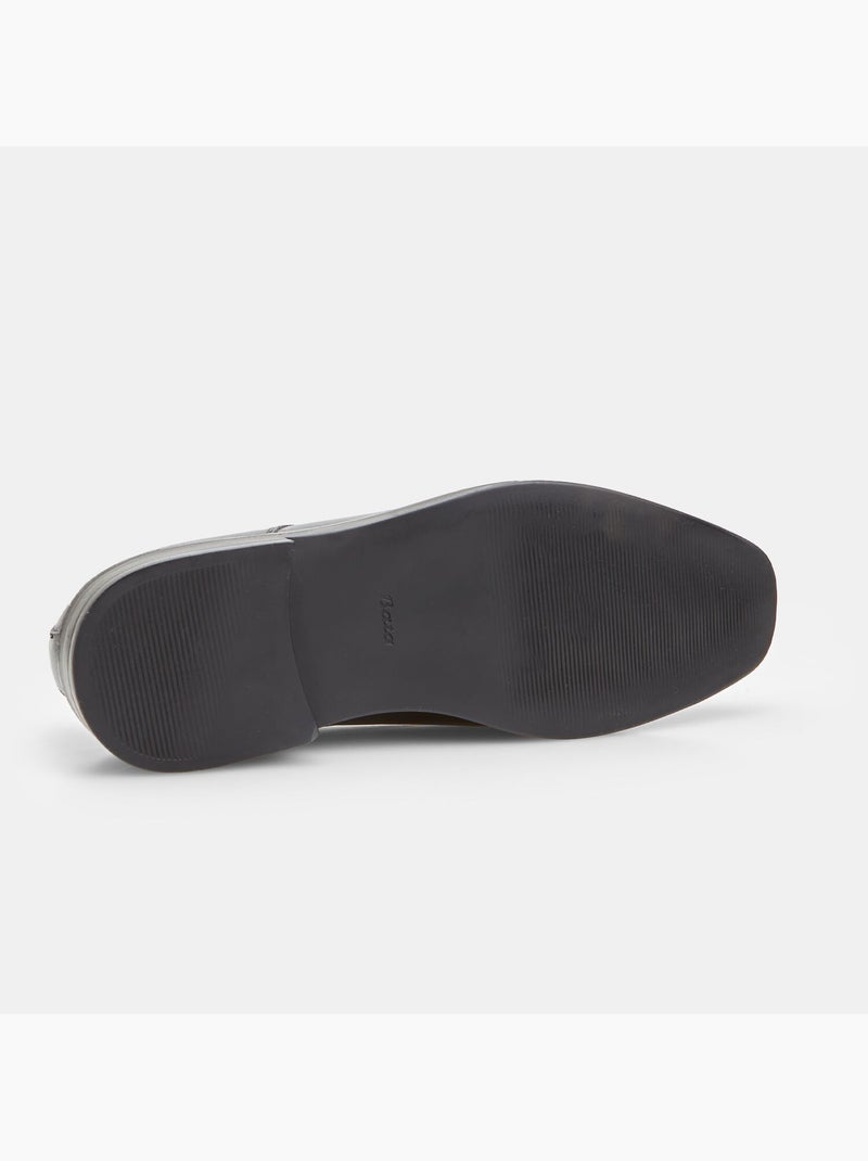 Derbies en cuir Bata Noir - Kiabi
