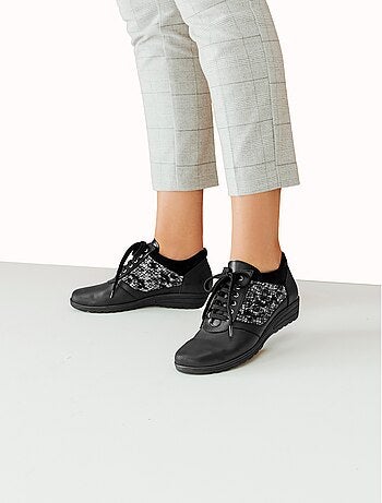 Derbies en cuir fantaisie façon reptile - AFIBEL
