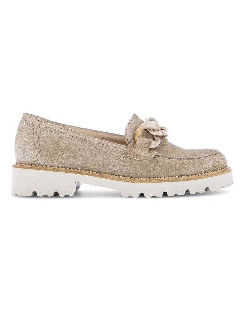 Derbies  en cuir Gabor Beige - Kiabi