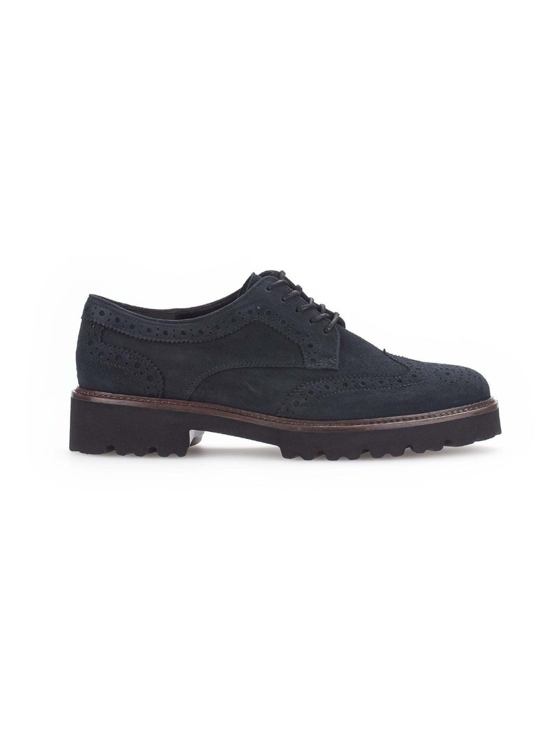 Derbies  en cuir Gabor Bleu marine - Kiabi