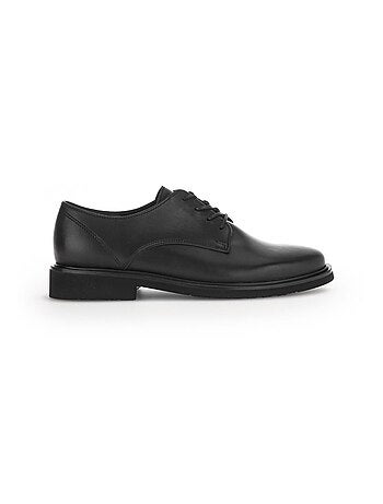 Derbies en cuir lisse