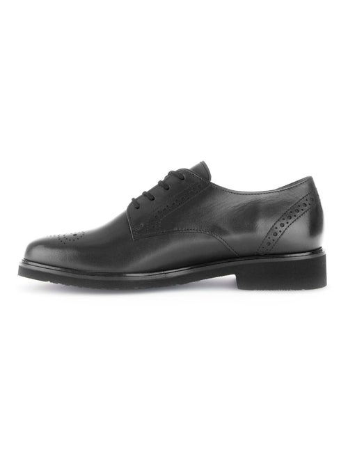Derbies  en cuir lisse - Kiabi