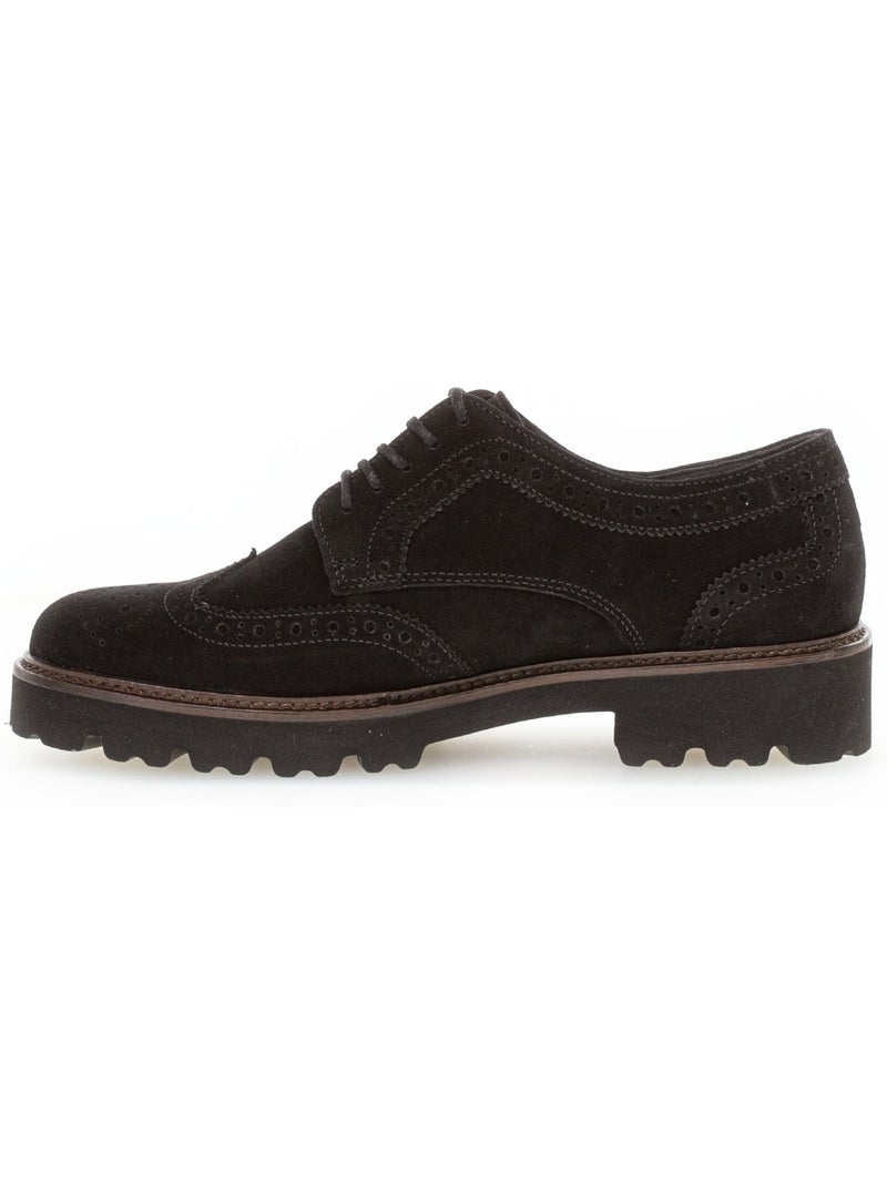 Derbies  en cuir Noir - Kiabi