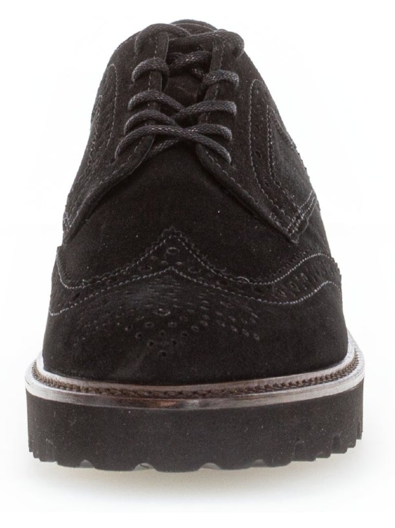 Derbies  en cuir Noir - Kiabi