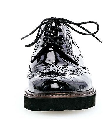 Derbies en cuir vernis Gabor