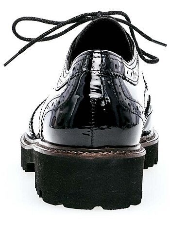 Derbies en cuir vernis Gabor