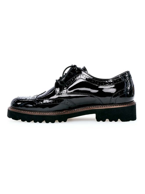 Derbies  en cuir vernis Gabor - Kiabi
