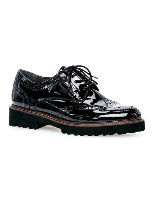 Derbies  en cuir vernis Gabor - Kiabi