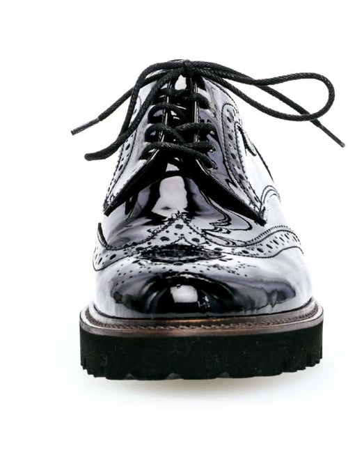Derbies  en cuir vernis Gabor - Kiabi