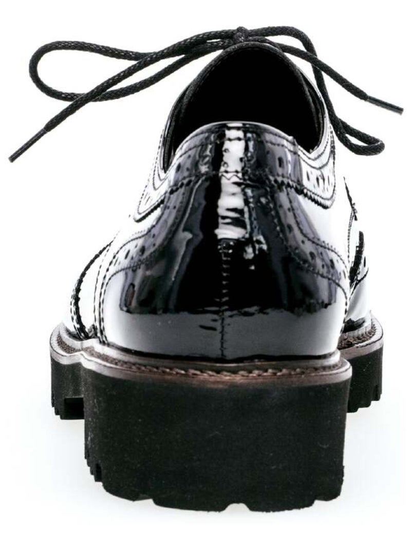 Derbies  en cuir vernis Gabor Noir Noir - Kiabi