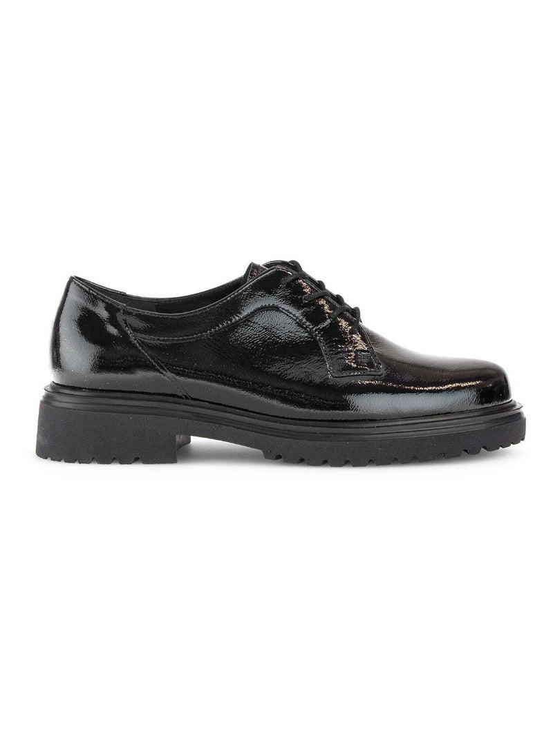 Derbies  en cuir vernis Gabor Noir Noir - Kiabi