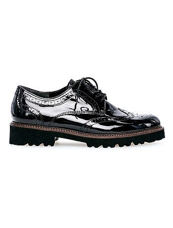 Derbies en cuir vernis