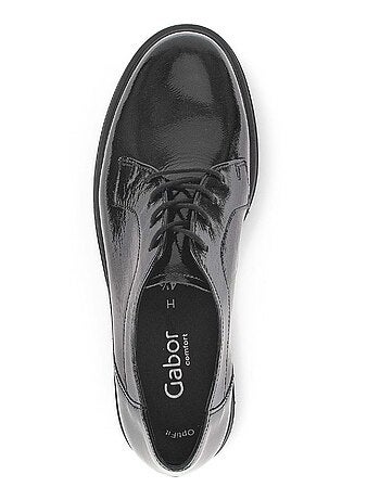 Derbies en cuir vernis