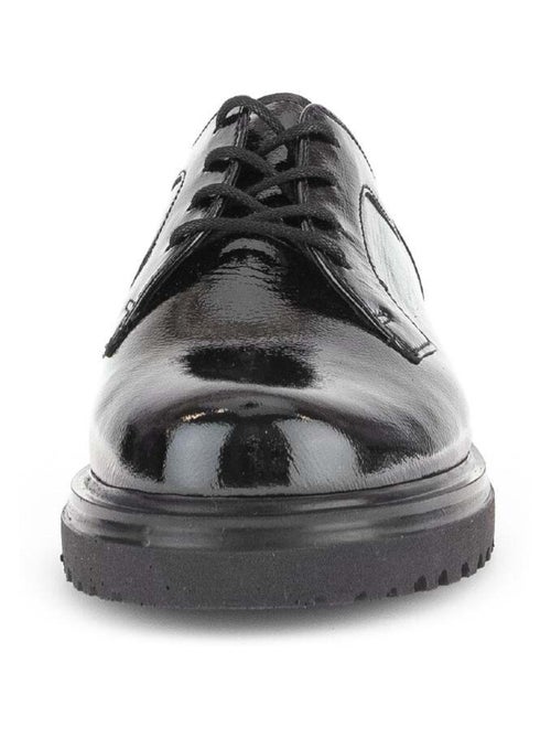 Derbies  en cuir vernis - Kiabi