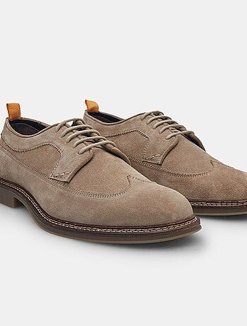 Derbies en daim et cuire BATA