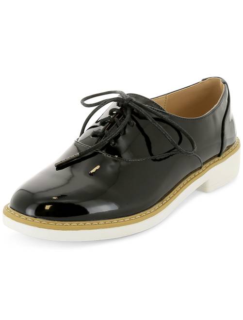 derbies cuir vernis