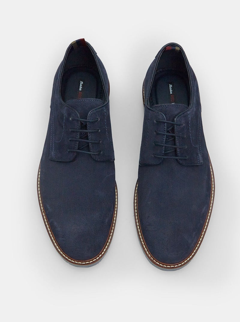 Derbies en suède BATA Bleu - Kiabi
