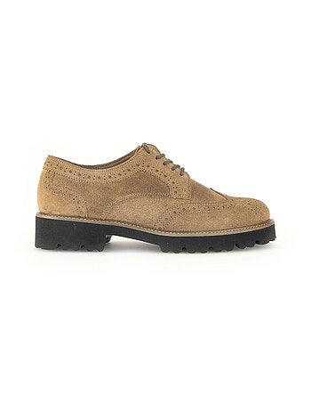 Derbies en velours Gabor