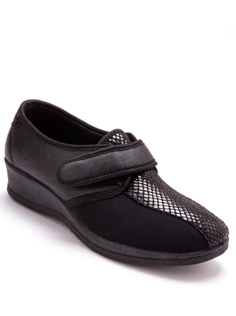 Derbies extensible pieds sensibles - PEDICONFORT Noir Noir - Kiabi