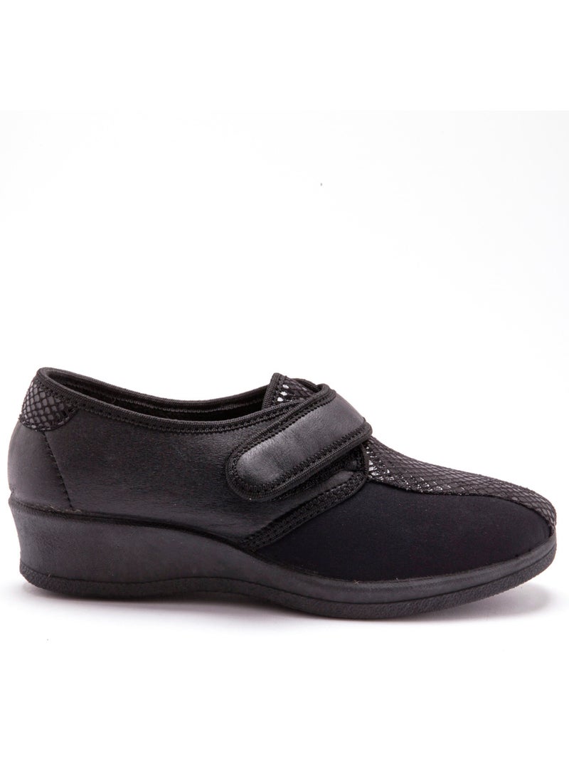 Derbies extensible pieds sensibles - PEDICONFORT Noir Noir - Kiabi