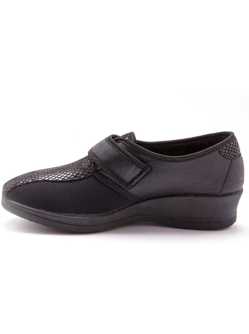 Derbies extensible pieds sensibles - PEDICONFORT Noir Noir - Kiabi