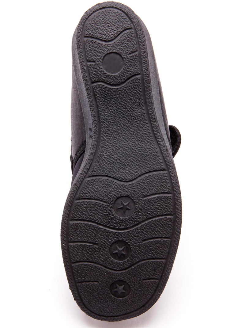 Derbies extensible pieds sensibles - PEDICONFORT Noir Noir - Kiabi