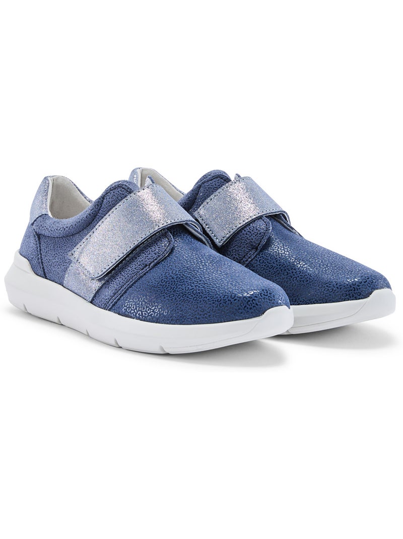 Derbies femme à scratch - PEDICONFORT Bleu - Kiabi