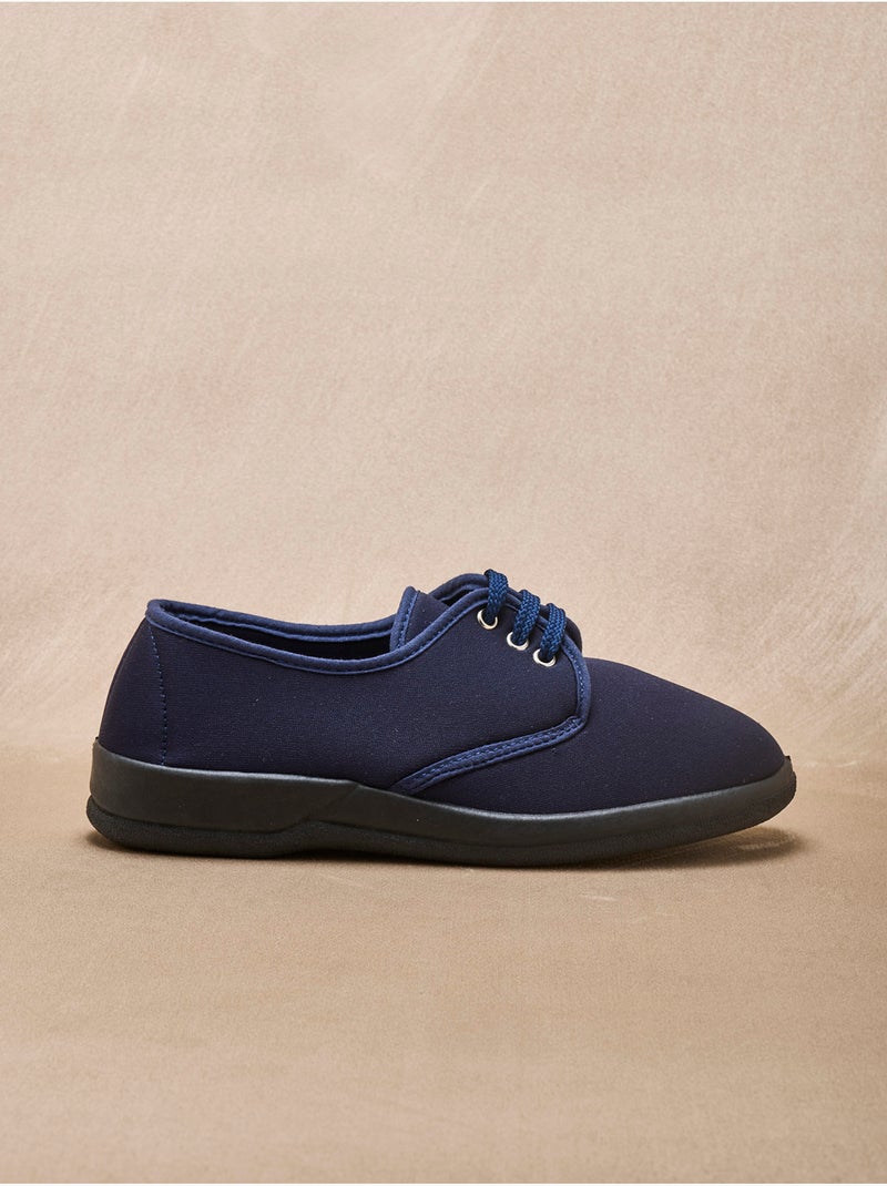Derbies femme maille extensible - PEDICONFORT Bleu marine - Kiabi