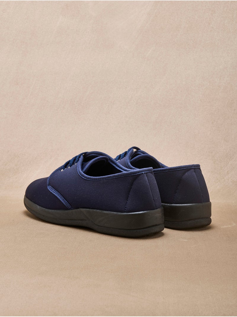 Derbies femme maille extensible - PEDICONFORT Bleu marine - Kiabi