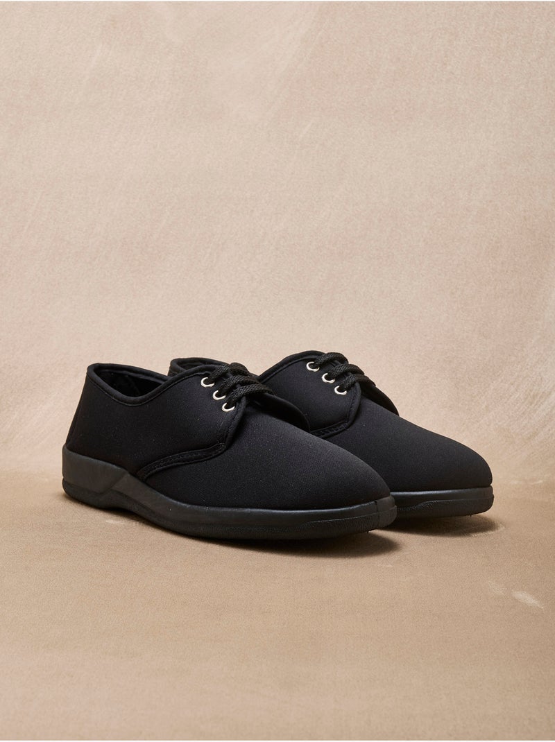 Derbies femme maille extensible - PEDICONFORT Noir Noir - Kiabi