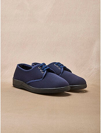 Derbies femme maille extensible