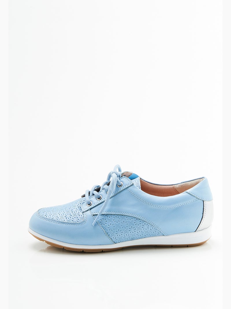 Derbies irisés à lacets Climatyl - Damart Bleu - Kiabi
