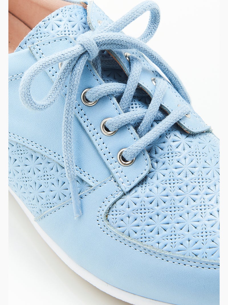 Derbies irisés à lacets Climatyl - Damart Bleu - Kiabi
