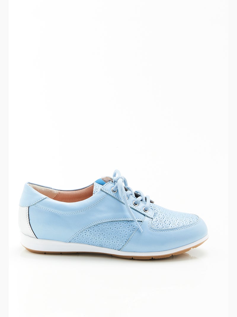 Derbies irisés à lacets Climatyl - Damart Bleu - Kiabi