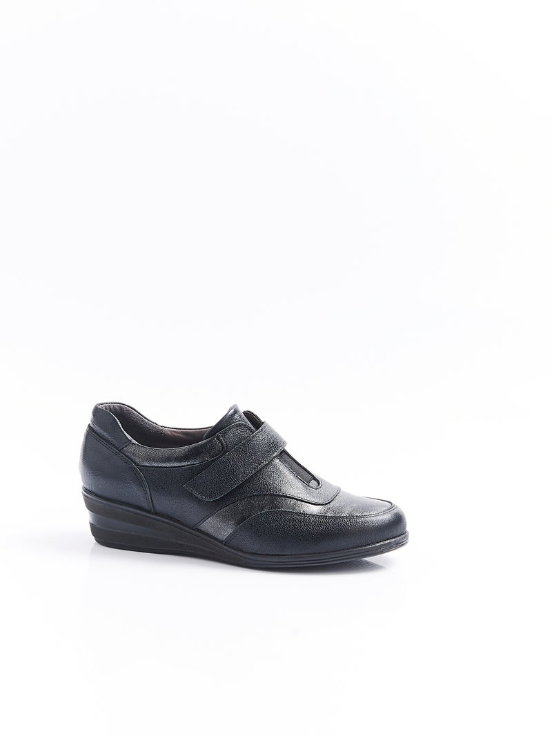 Derbies irisés à scratch - Damart Noir - Kiabi