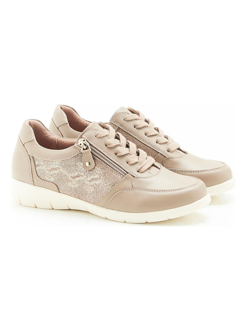 Derbies irisés Amortyl - Damart Taupe - Kiabi