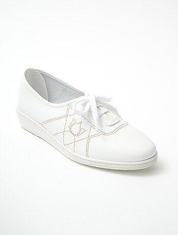 Derbies lacées largeur confort cuir - Afibel