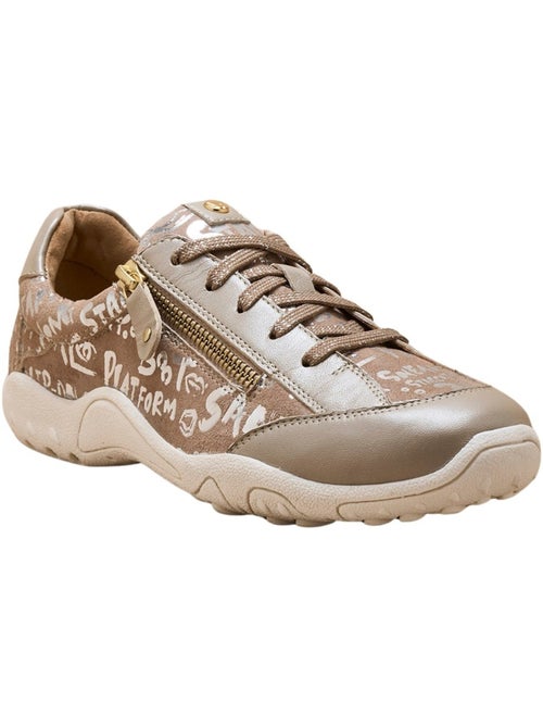 Derbies motifs brillants tout cuir - PEDICONFORT - Kiabi