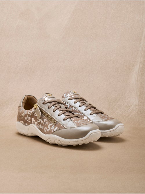 Derbies motifs brillants tout cuir - PEDICONFORT - Kiabi