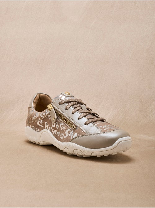 Derbies motifs brillants tout cuir - PEDICONFORT - Kiabi