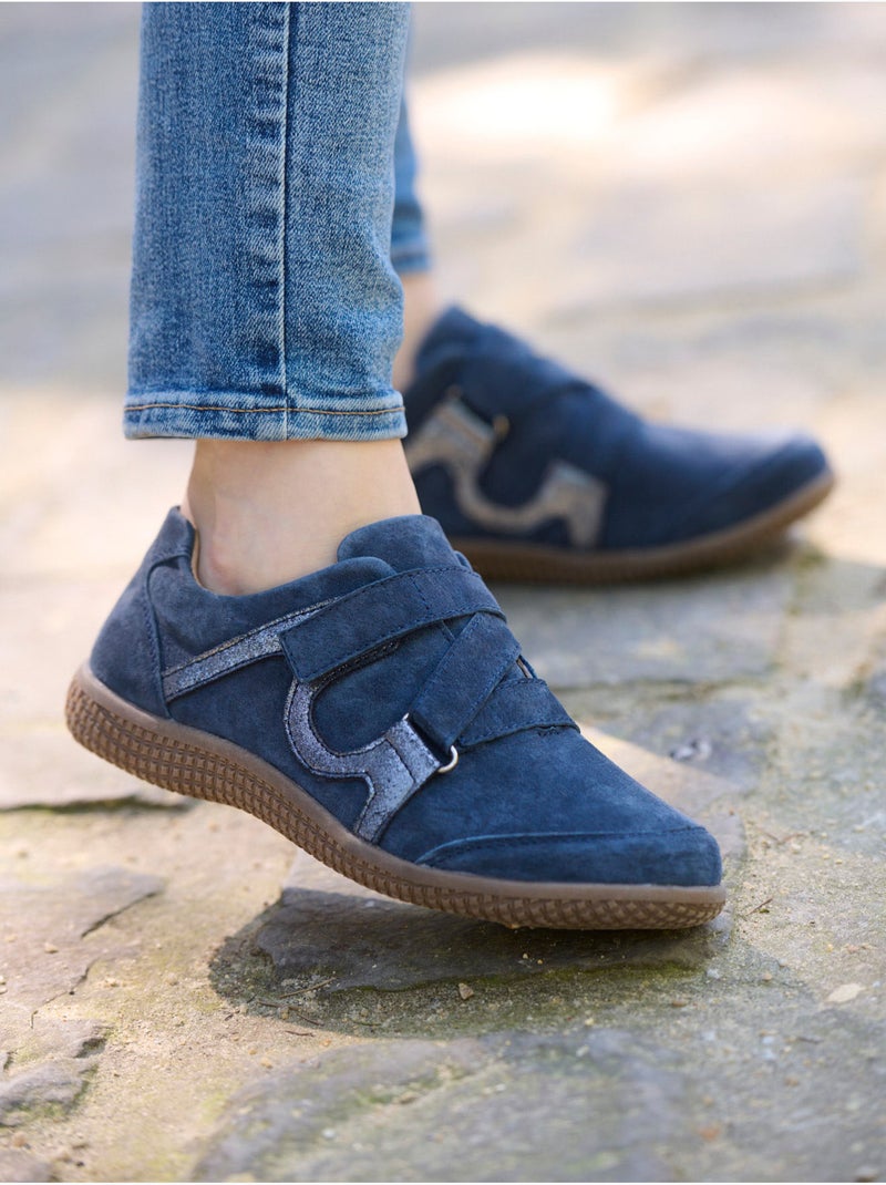 Derbies scratch semelle amovible - PEDICONFORT Bleu - Kiabi